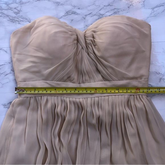 Jenny Yoo Collection Dress Size 2 Strapless Bridesmaid Prom Chiffon - Picture 8 of 11